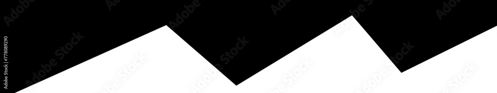 Poster border shape in trendy fill style for website design. vector banner header and separator. background