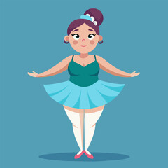 Ballet without prejudice: vector image
