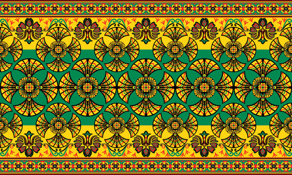 African ethnic native pattern.Traditional kente,ankara,kitenge,chitenge,capulana african wax print fabric pattern.Abstract vector motif pattern.For fabric,clothing,blanket,carpet,woven,wrap,decoration