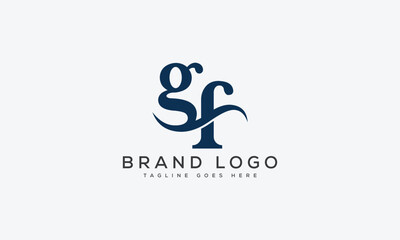 letter GF logo design vector template design for brand