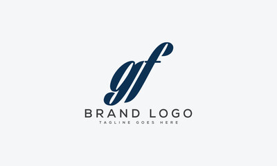 letter GF logo design vector template design for brand