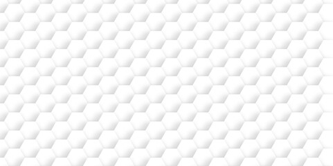 Hexagonal pattern background. Abstract white hexagon background. Similar hexagon pattern.