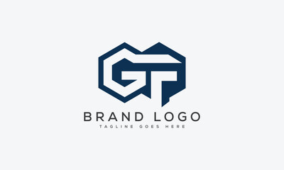Fototapeta premium letter GF logo design vector template design for brand