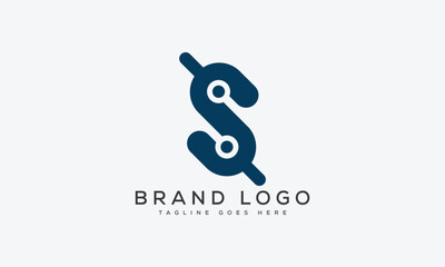 letter S logo design vector template design for brand