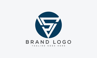 letter SV logo design vector template design for brand