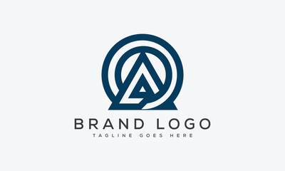 letter OA logo design vector template design for brand