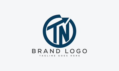 letter TN logo design vector template design for brand
