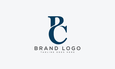letter BC logo design vector template design for brand