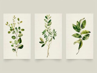Captivating Botanical Prints Showcasing the Exquisite Structure and Graceful Beauty of Nature s Verdant Foliage