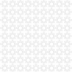 Monochrome islamic background decoration seamless pattern Illustration