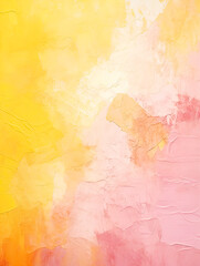 Abstract Yellow and Pink Watercolor Texture Background