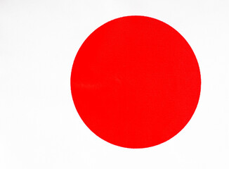 Red circle on a white background (national flag of Japan)
