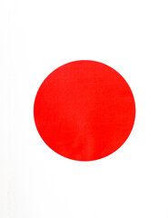 Red circle on a white background (national flag of Japan)