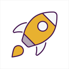 Launching Campaign Icon editable stock vector icon