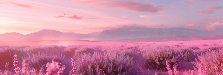 Lavender field - obrazy, fototapety, plakaty