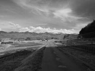 山脈　白黒　P4060787