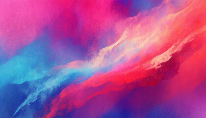 Abstract vibrant color flow abstract grainy background pink blue purple red noise texture summer...