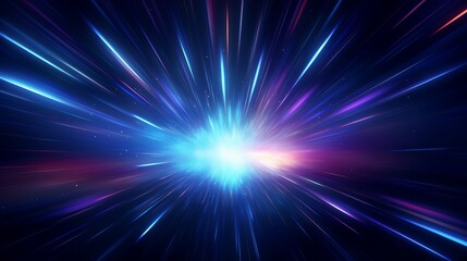 Abstract hyper space concept with dynamic energy