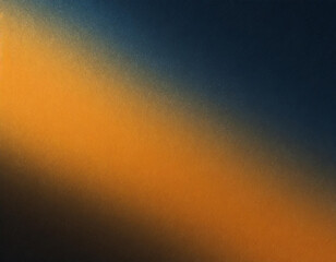 Grainy background abstract dark orange yellow blue color gradient black noise texture banner poster...