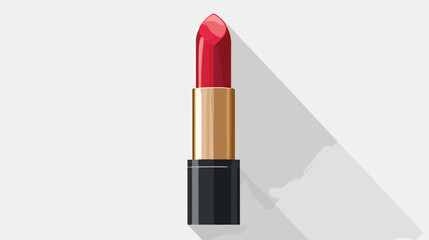 lipstick icon flat vector isolated on white background 