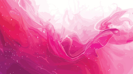Fototapeta na wymiar Liquid Color Bright Watercolor Pink Design Picture. 