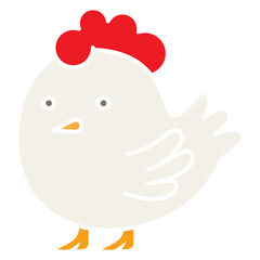 chicken animal vector icon