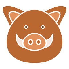 babirusa character animal illustration 