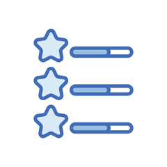 Rating Scale vector icon