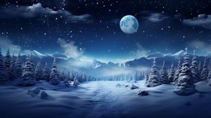 Otherworldly christmas background perfect for creative designs.