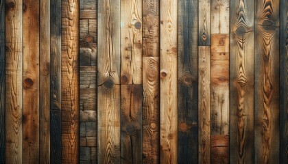 Assorted Wooden Planks with Varied Textures and Tones