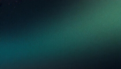 Dark green blue grainy gradient background black abstract backdrop noise texture webpage header wide banner design