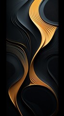 a black and gold background