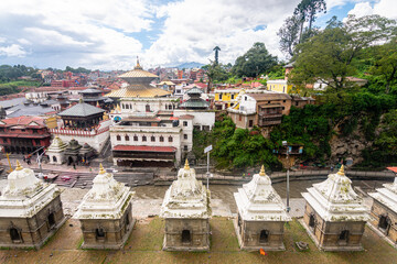  Pashupati is an hindi temple and place of cremations at river bank in kathmandu, nepal - 778135403