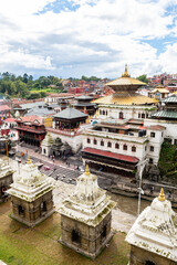  Pashupati is an hindi temple and place of cremations at river bank in kathmandu, nepal - 778135414