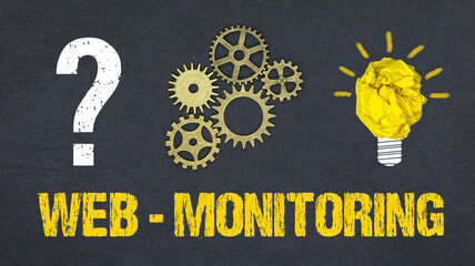 Web-Monitoring	 - obrazy, fototapety, plakaty