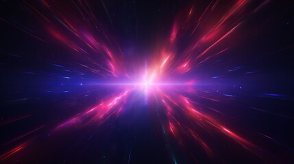 Naklejka premium Abstract hyper space backdrop with cosmic energy