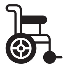 wheelchair glyph icon