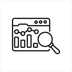 Web Analytics Icon editable stock vector icon