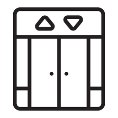 elevator line icon