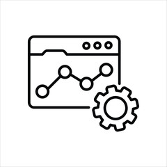 Web Optimization Icon editable stock vector icon