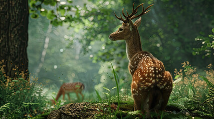 deer in the forest