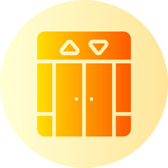 elevator gradient icon