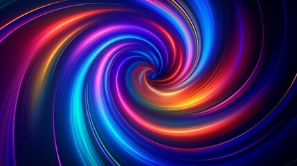 Obraz premium Hypnotic hyper zoom design with cosmic swirls