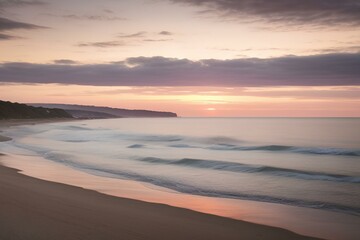 Fototapeta premium sunset on the beach | sunset at the beach | sunset over the beach | beach at sunset | sunset on the sea