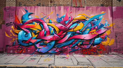 graffiti on the wall