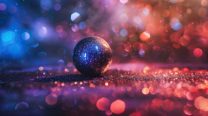 disco ball and lights
