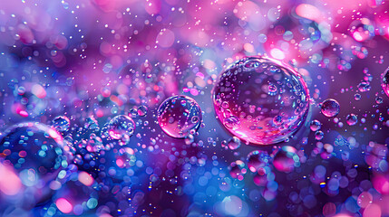 drops of water on a glass