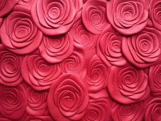 Rose leather pattern background with copy space for text or design showing the texture