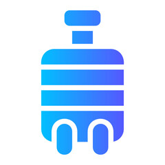 luggage gradient icon
