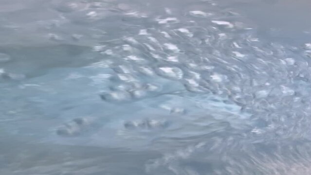 water splash in slow motion